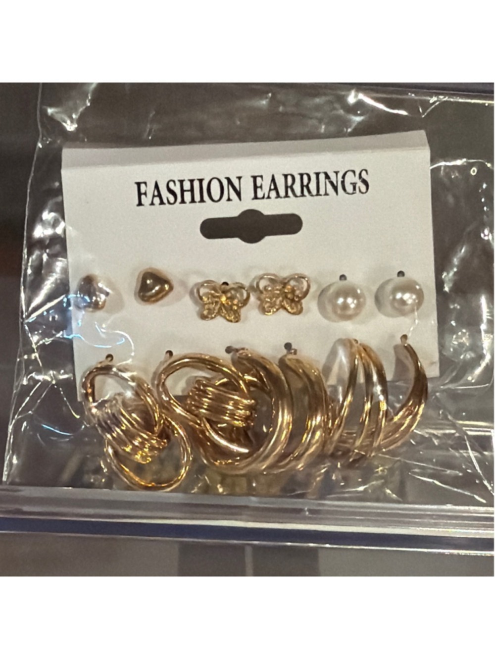 Unbranded Gold Pearl Fashion Earrings One Size